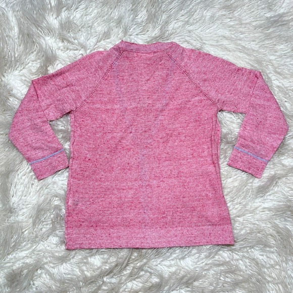 WHITE STUFF WOMENS CARDIGAN SALMON PINK SWEATER LINEN - Picture 4 of 4